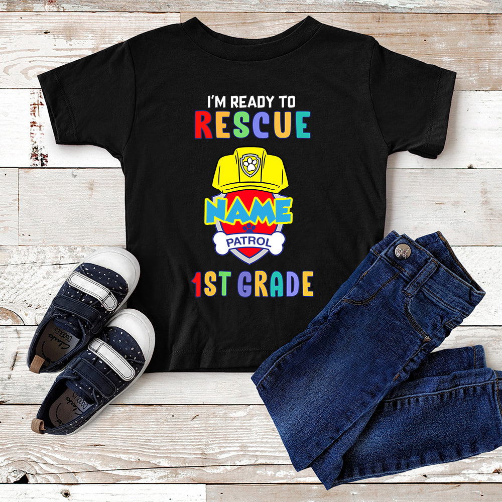 89Customized I'm ready to rescue school personalized youth t-shirt