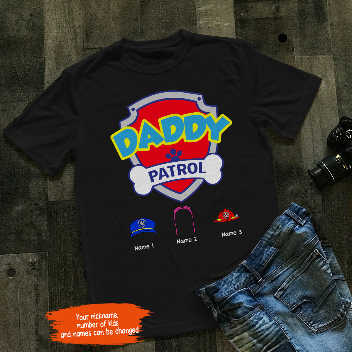 89Customized Dad patrol personalized shirt