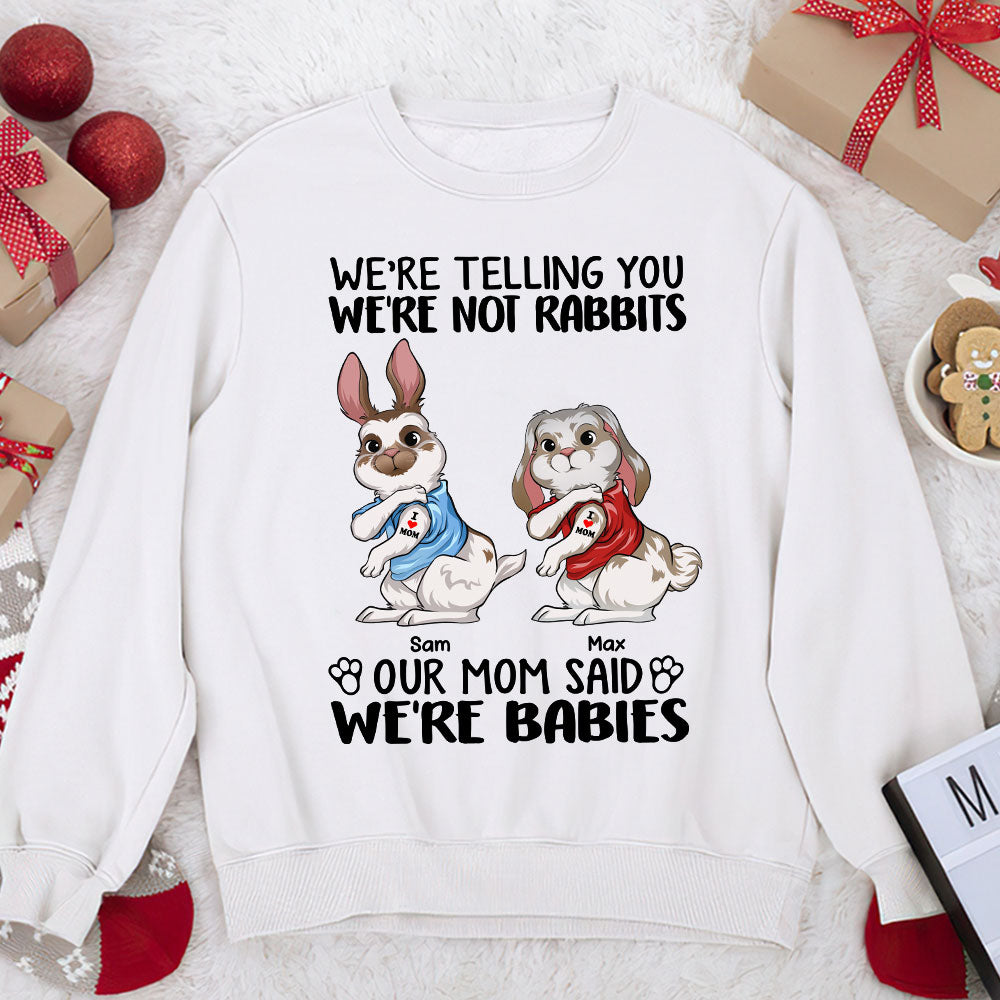89Customized I'm a baby Rabbit Lovers Personalized Shirt