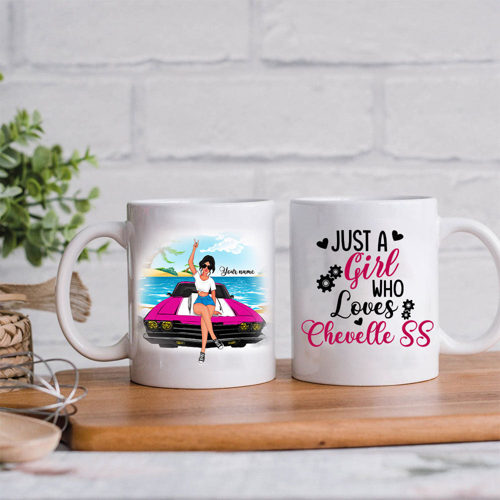89Customized Just a girl who loves Chevelle Customized Mug
