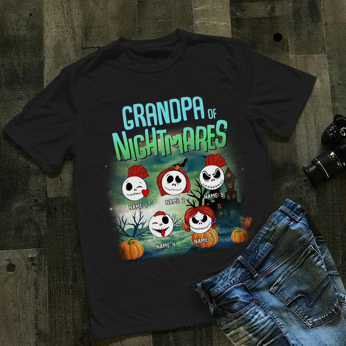 89Customized Family of nightmares personalized shirt