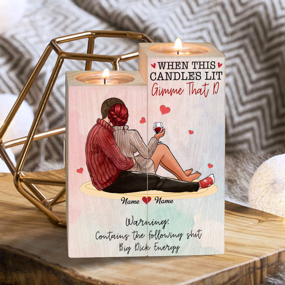 89Customized Best gift for couple Personalized Candle Holder