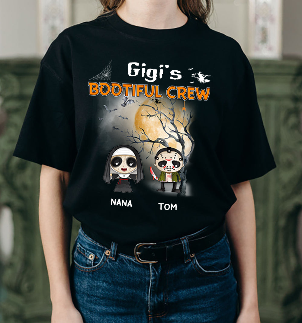 89Customized Grandma's Bootiful crew personalized shirt