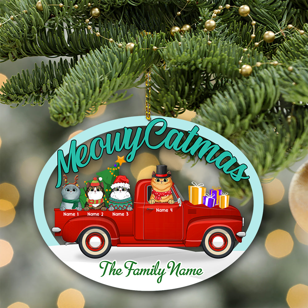 89Customized MeowyCatmas Personalized Ornament