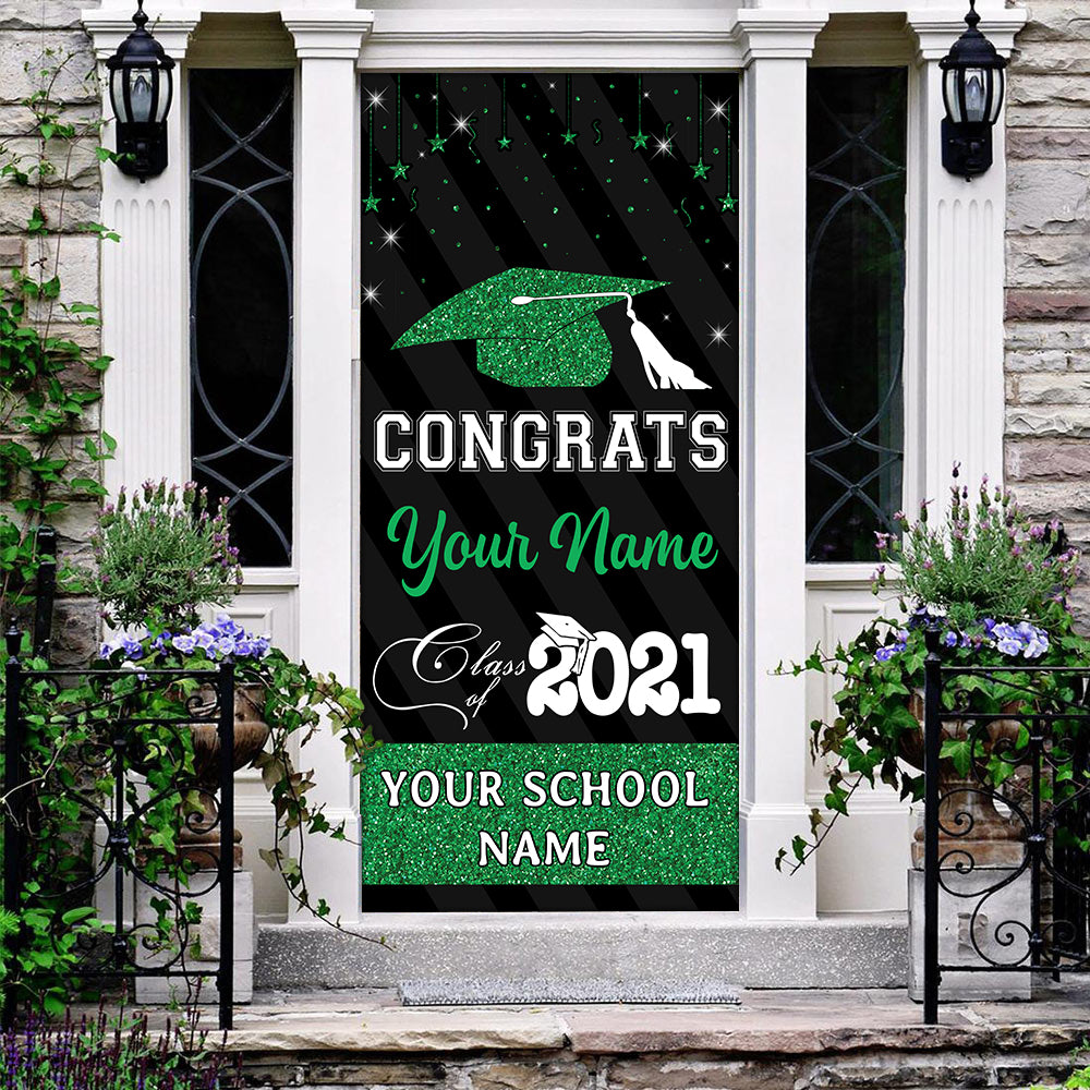 89Customized Personalized Door Cover Class Of 2021 Star