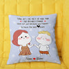 89Customized Funny Cute Couple Valentines Gift Personalized Pillow