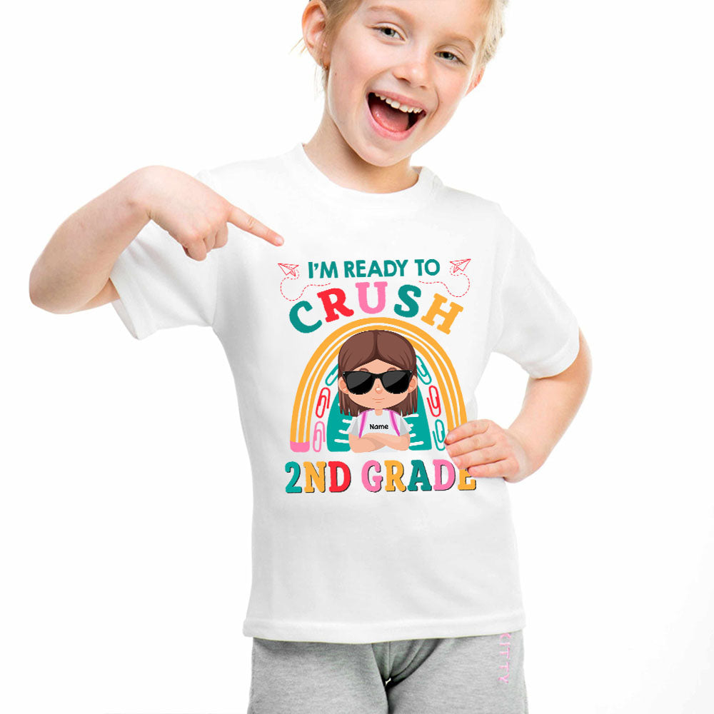 89Customized I'm ready to crush school kids personalized youth t-shirt