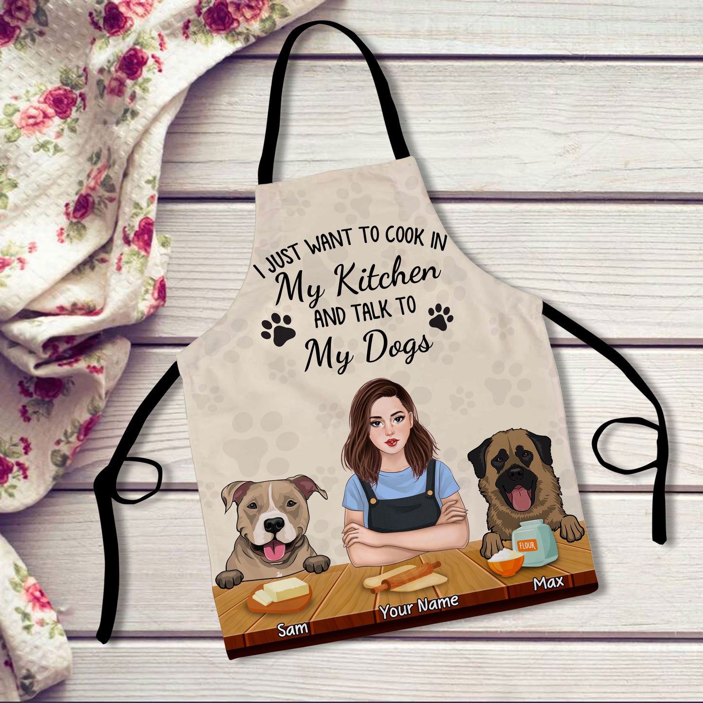 89Customzied I'll Be Watching You Personalized Apron