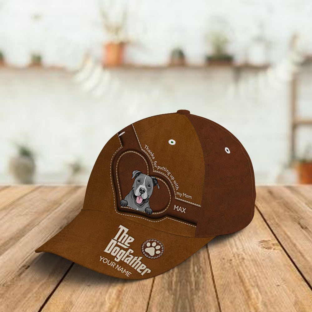 89Customized Personalized Cap Family The Dogfather Thank You For Putting With My Mom