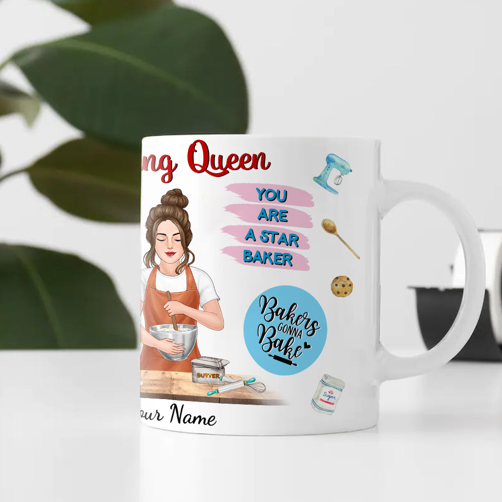 89Customzied Baking With Me Personalized Mug