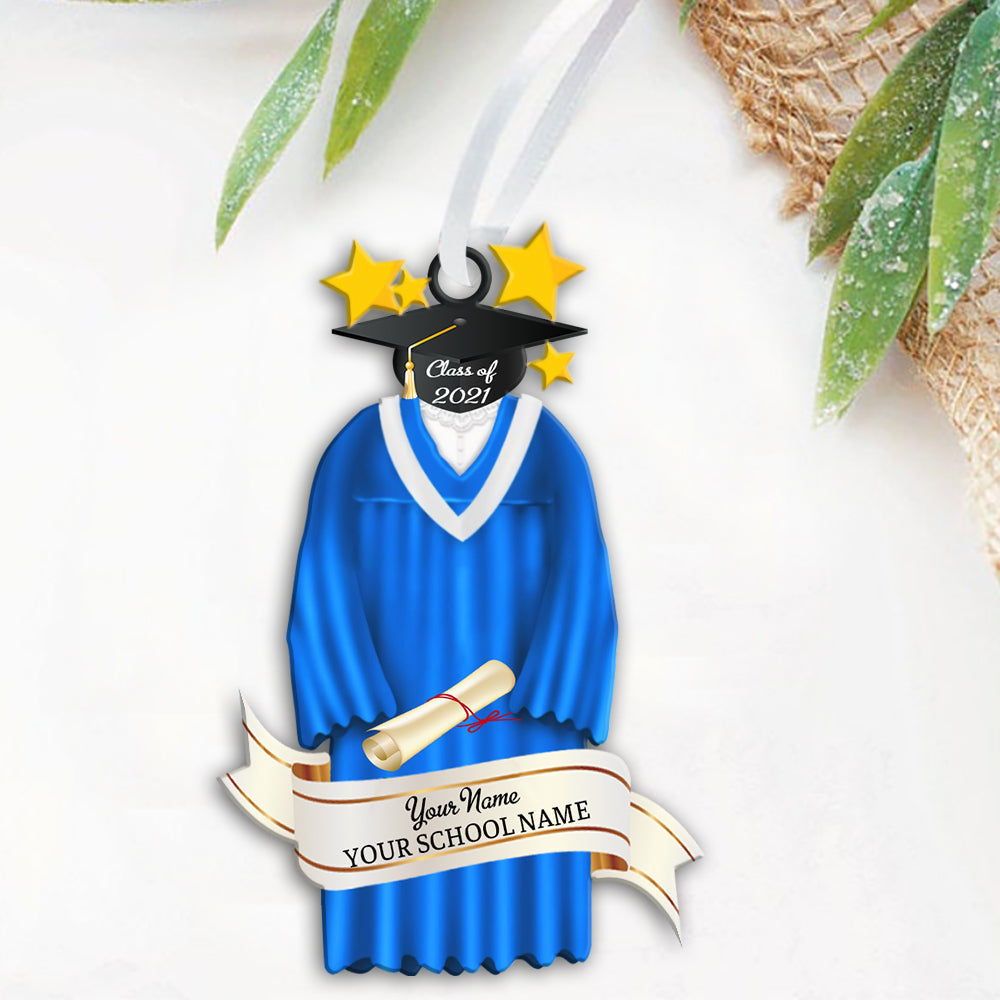 89Customized Personalized Ornament Gown Class Of 2021