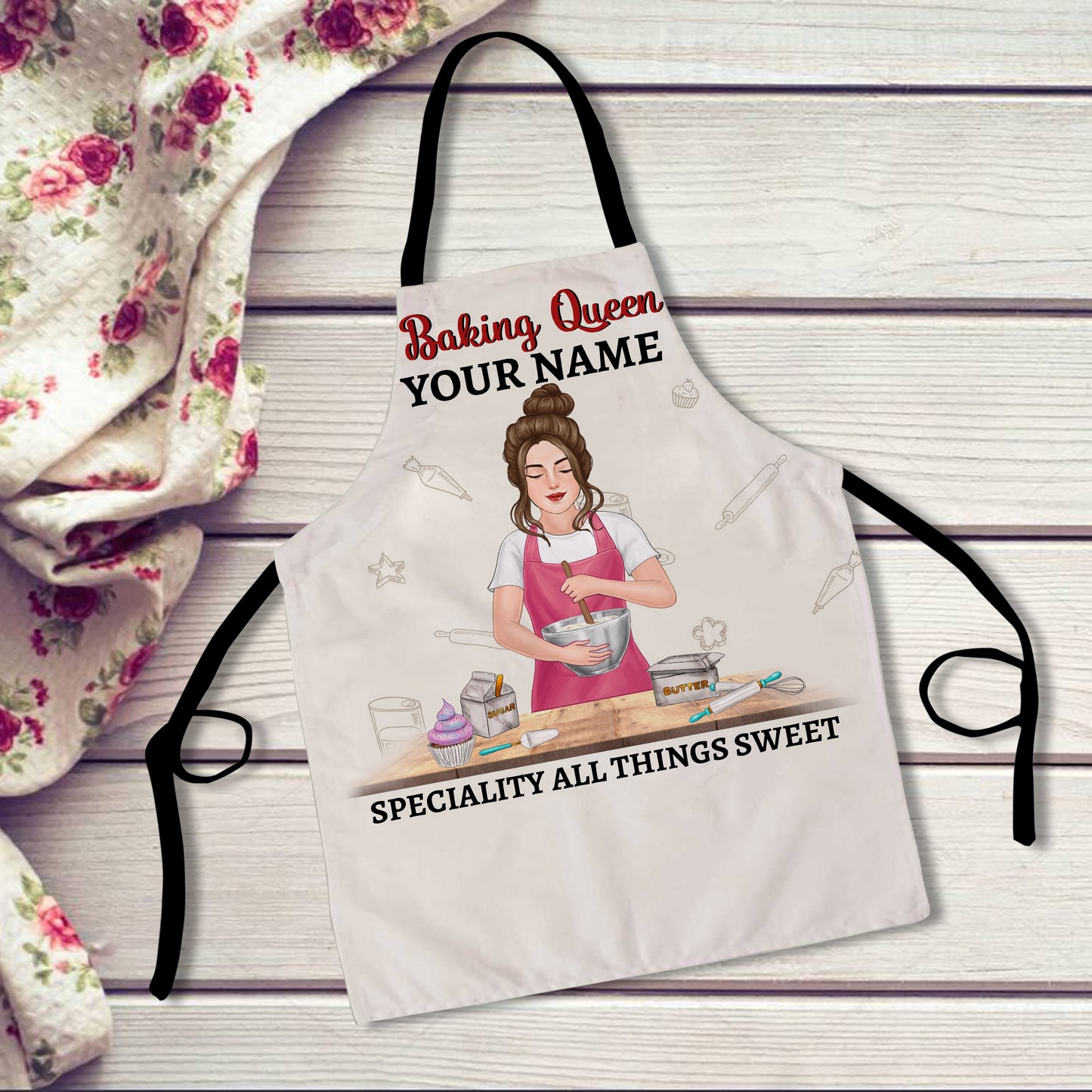 89Customized Star Baker Personalized Apron