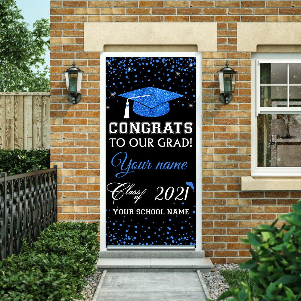 89Customized Personalized Door Cover Our Grad Class 2021 Senior