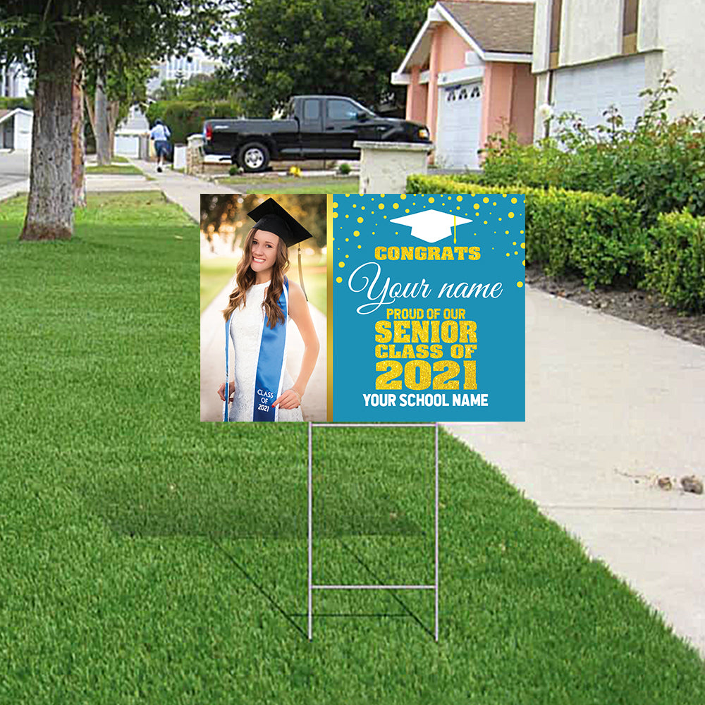 89Customized Personalized Yard Sign Senior Proud Class Of 2021
