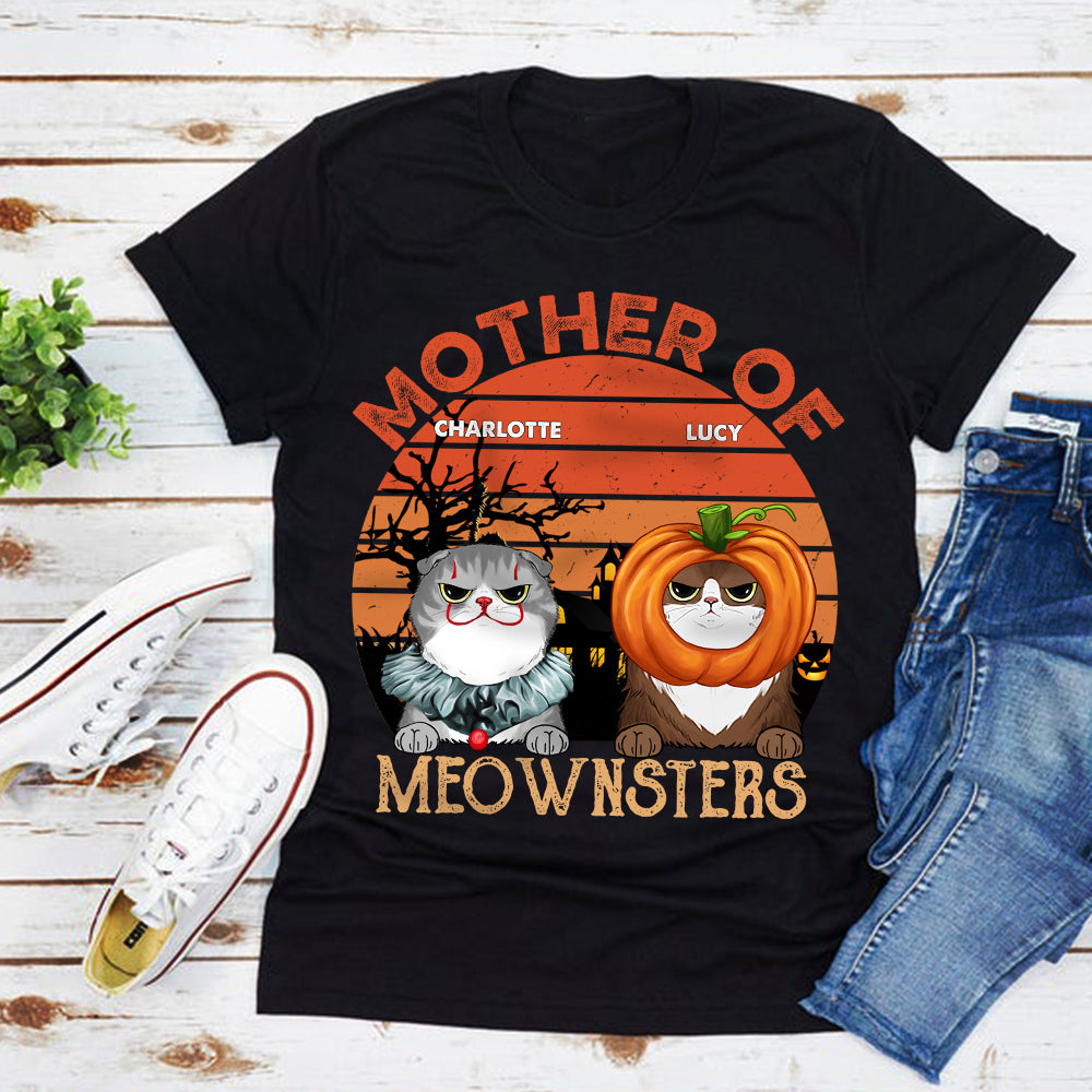 89Customized Mother of Meownsters Personalized Shirt
