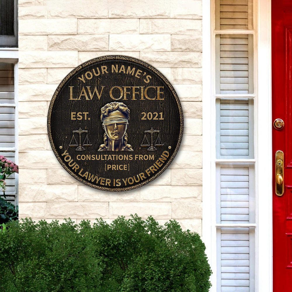 89Customized Personalized Lawyer Wood Sign