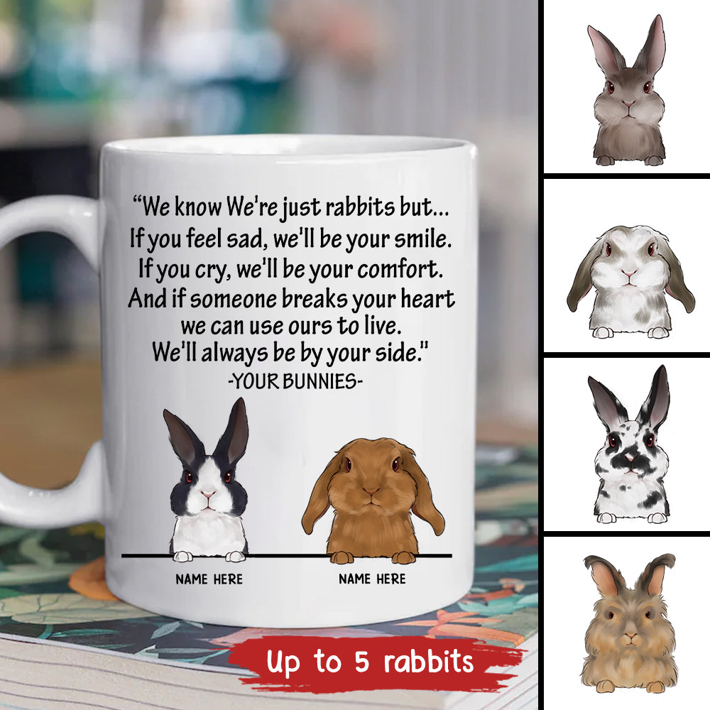 89Customized Just In Case Today Rabbit Lover Personalized Mug