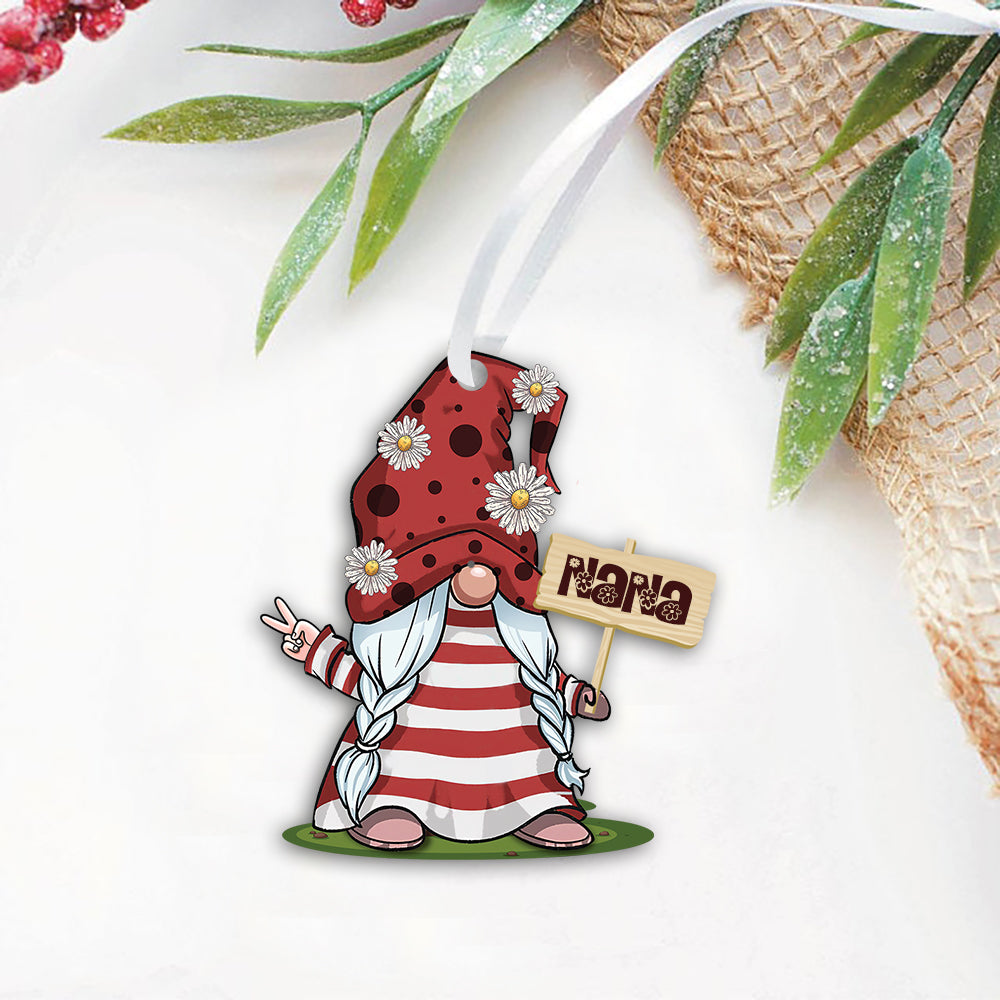 89Customized Personalized Ornament Family Nana Gnomes