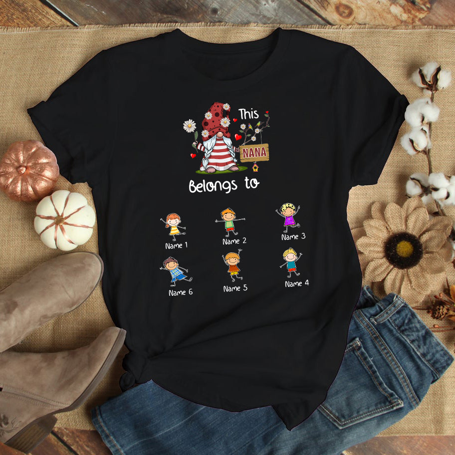 89Customized Personalized Shirt Family Nana Belongs To Gnomes