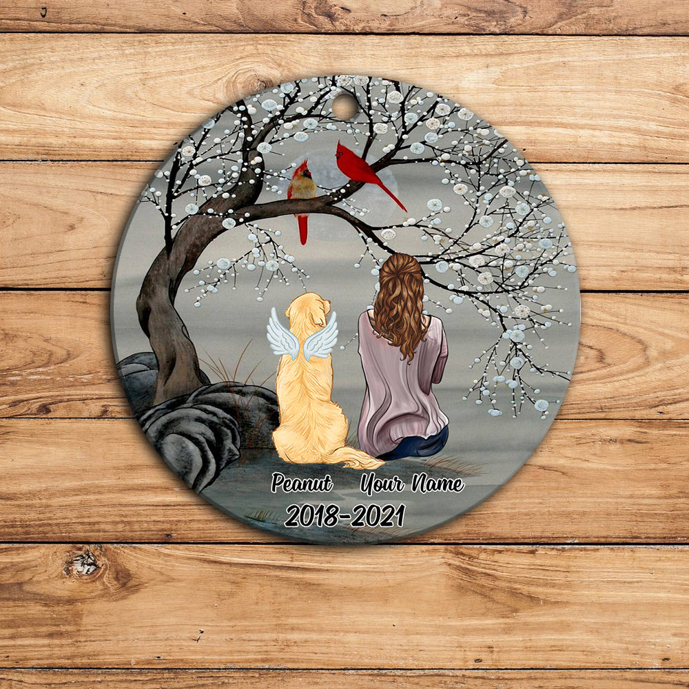 89Customized Personalized Ornament Dog Memorial