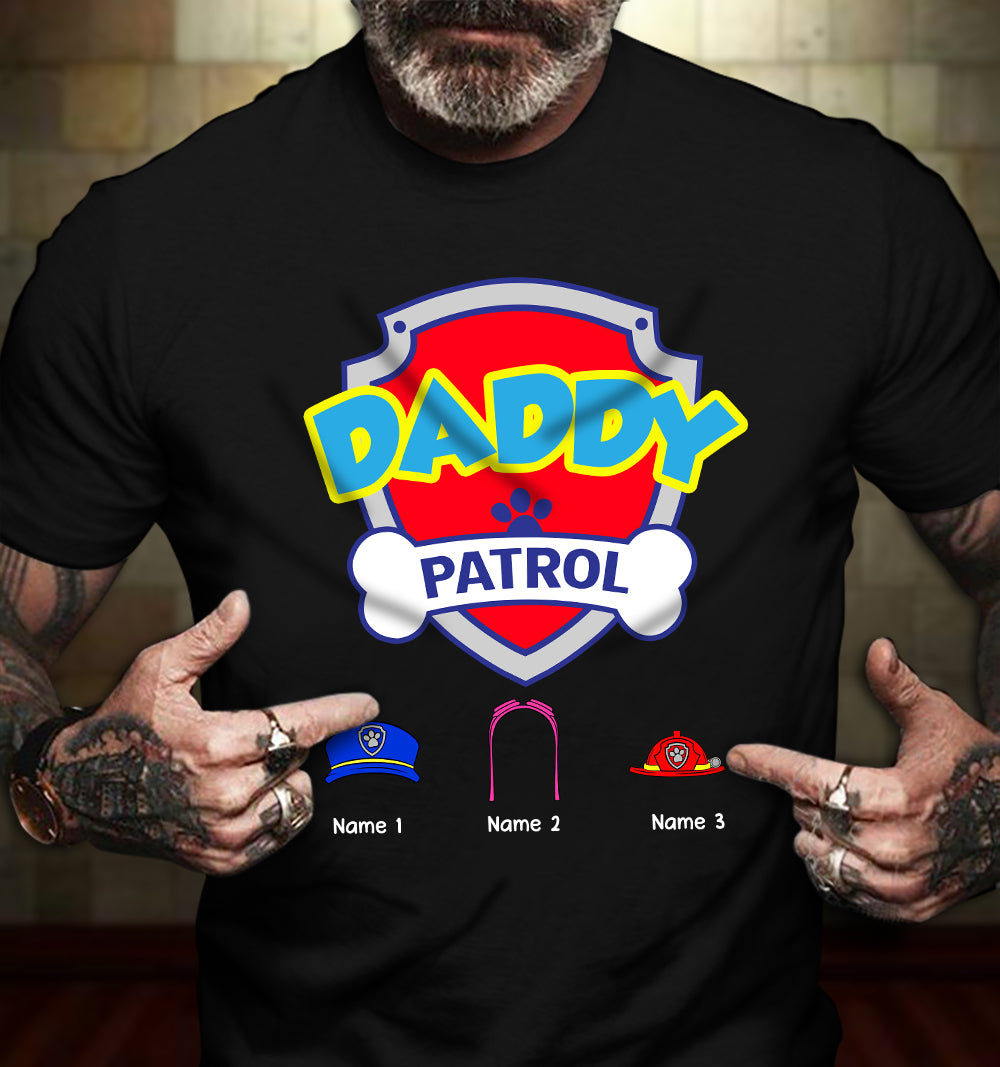 89Customized Dad patrol personalized shirt
