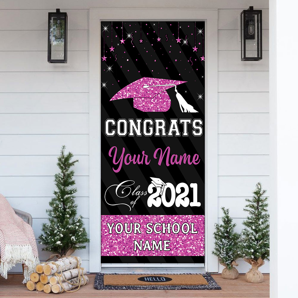 89Customized Personalized Door Cover Class Of 2021 Star