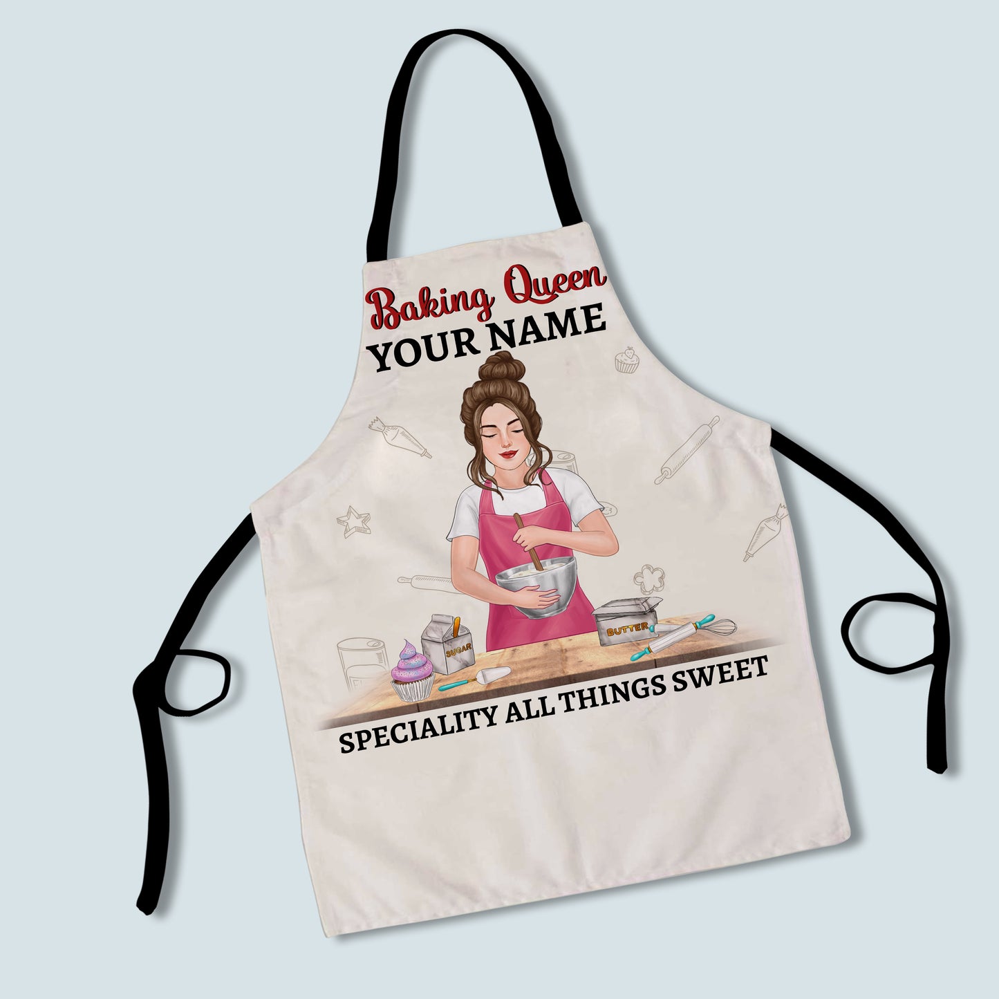 89Customized Star Baker Personalized Apron