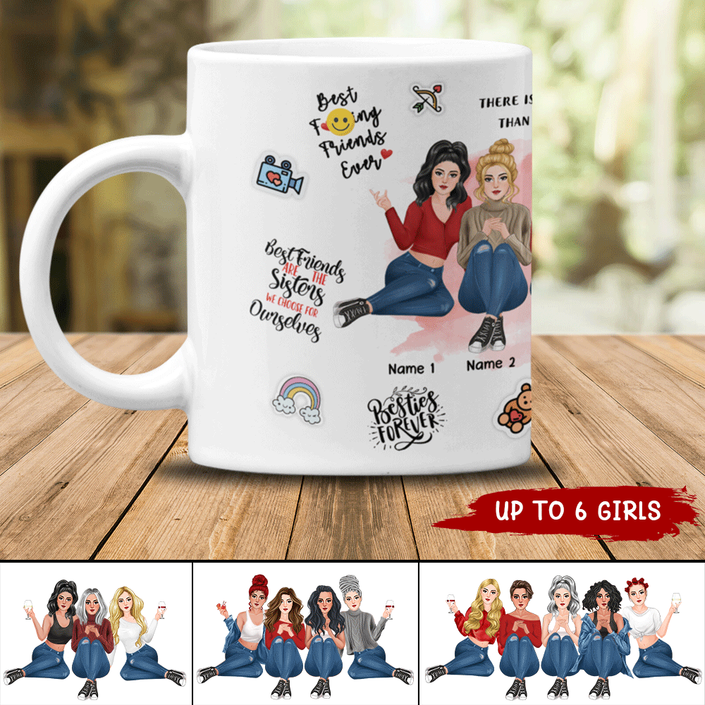 89Customized There Is No Greater Gift Than Friendship Personalized Mug