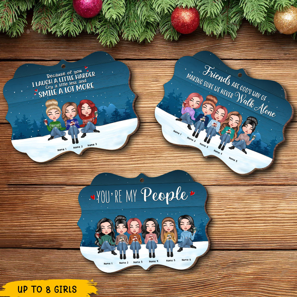89Customized Our friendship is a true blessing to me Personalized Ornament