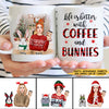 89Customized Christmas Rabbit Lovers Personalized Mug