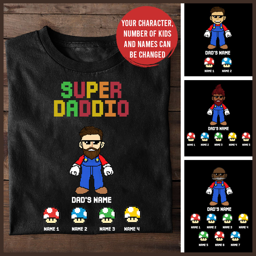 89Customized Super daddio personalized shirt 2