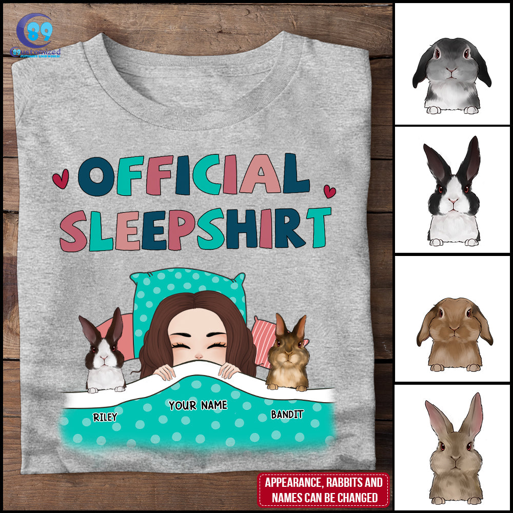 89Customized Official Sleepshirt Rabbit Lovers Personalized Shirt