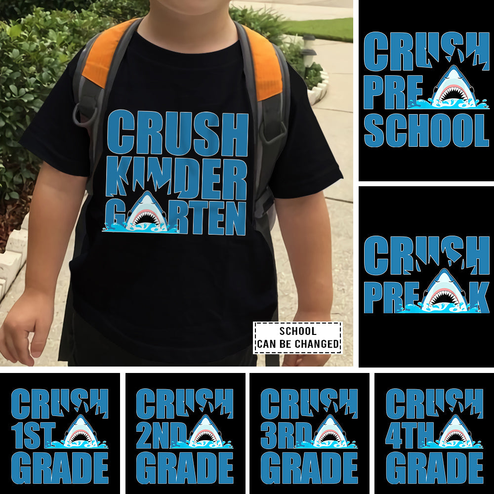 89Customized Ready to crush school personalized youth t-shirt