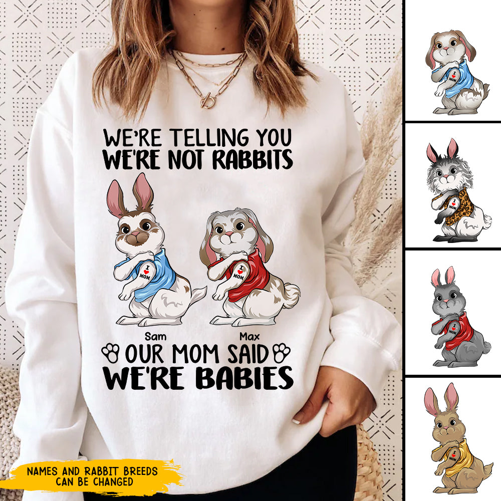 89Customized I'm a baby Rabbit Lovers Personalized Shirt