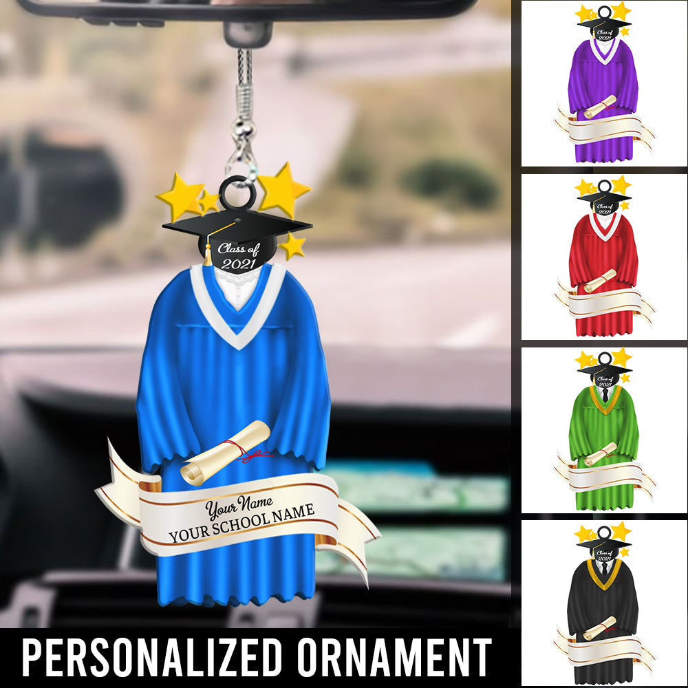 89Customized Personalized Ornament Gown Class Of 2021