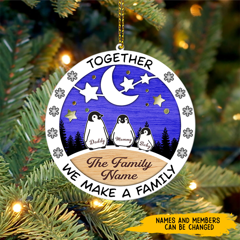 89Customized Together we make a Family Personalize Ornament