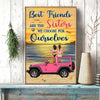89Customized Best Friends Are The Sisters We Choose Personalized Poster