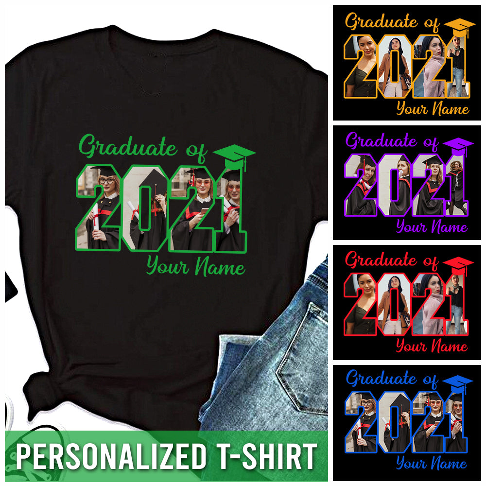 89Customized Graduate 2021 Personalized 2D T-shirt