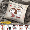89Customized Funny Couple Valentines Gift Personalized Pillow