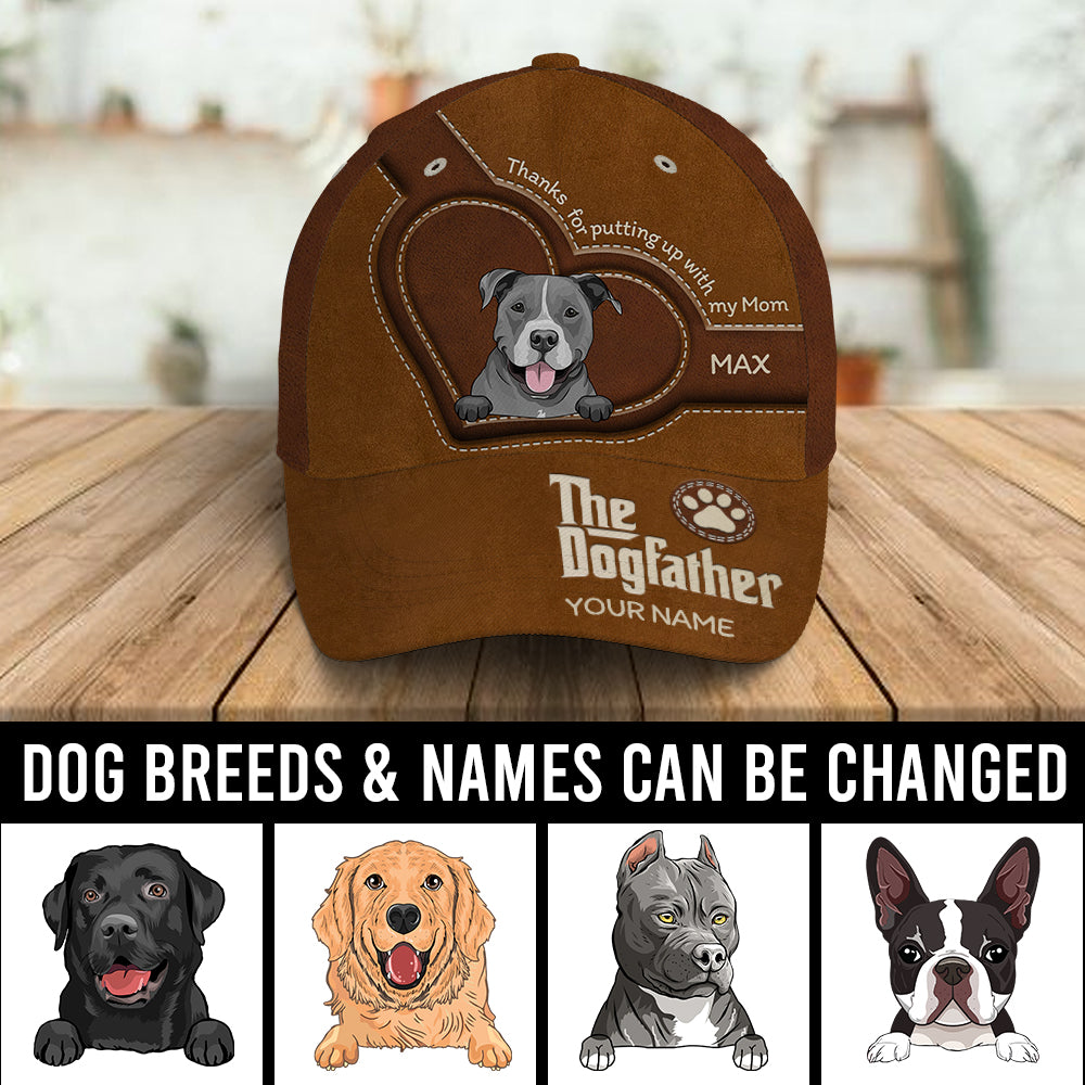 89Customized Personalized Cap Family The Dogfather Thank You For Putting With My Mom