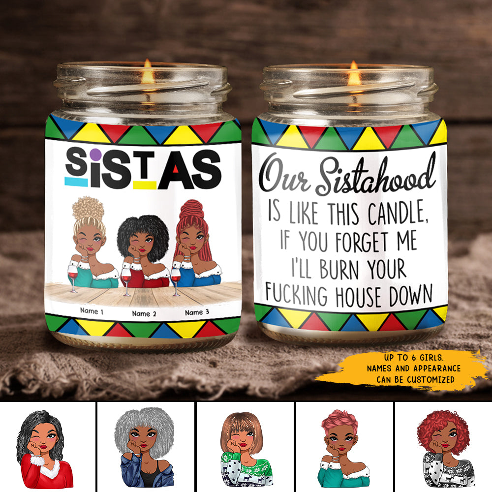 89Customized Soul Sister Personalized Candle