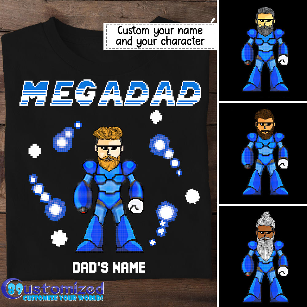 89Customize Mega Dad personalized shirt