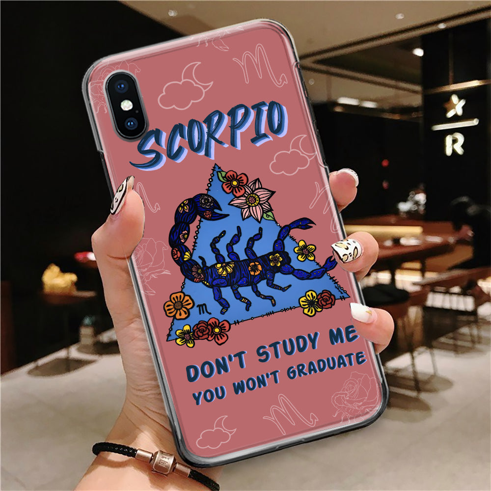 Scorpio Dont Study Me Phonecase