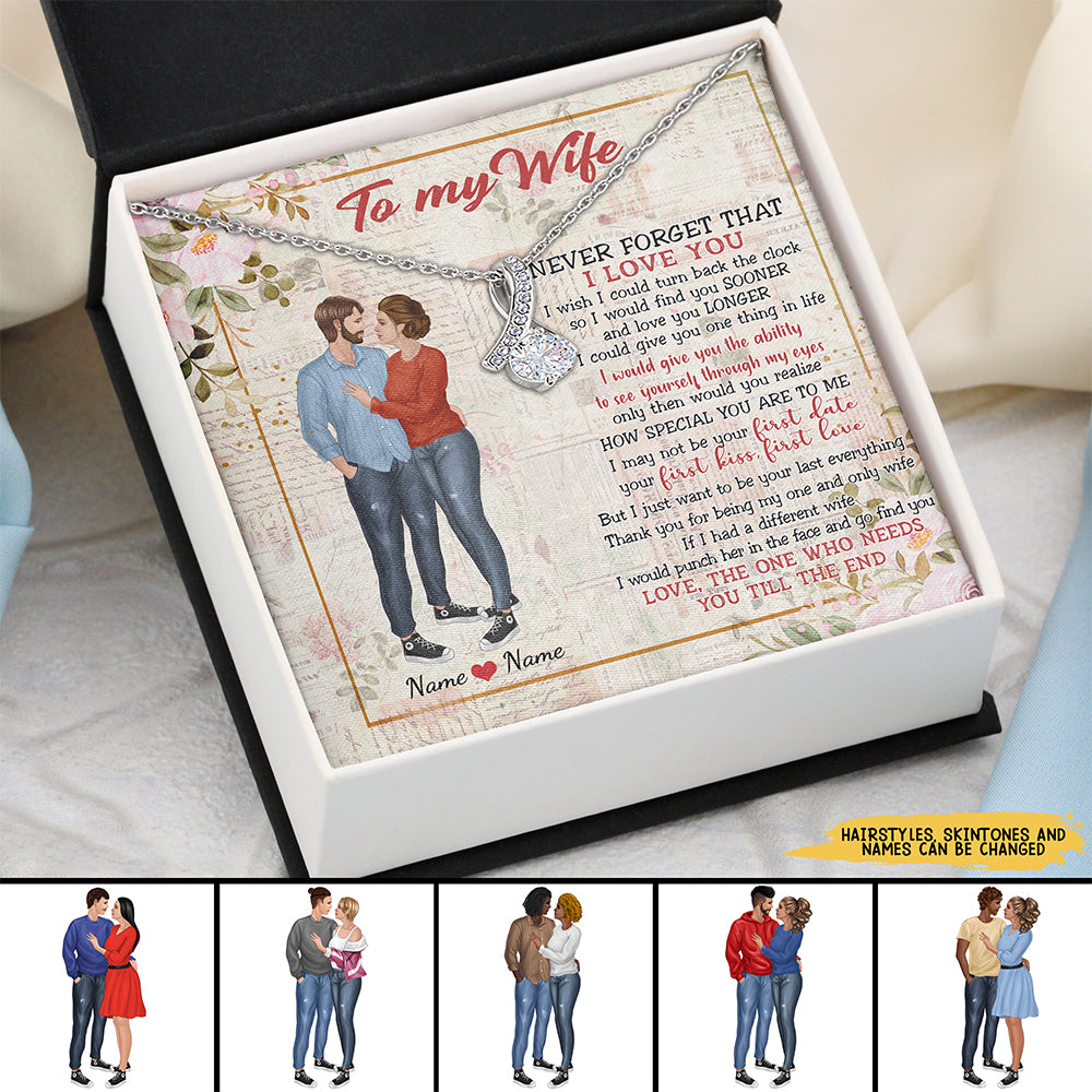 89Customized You And Me We Got This personalized Alluring beauty necklace