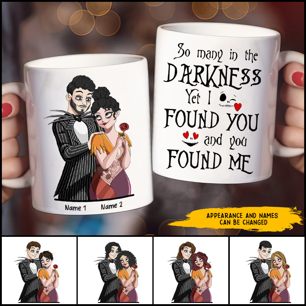 89Customized The Nightmare Before Christmas Couple Personalized Mug
