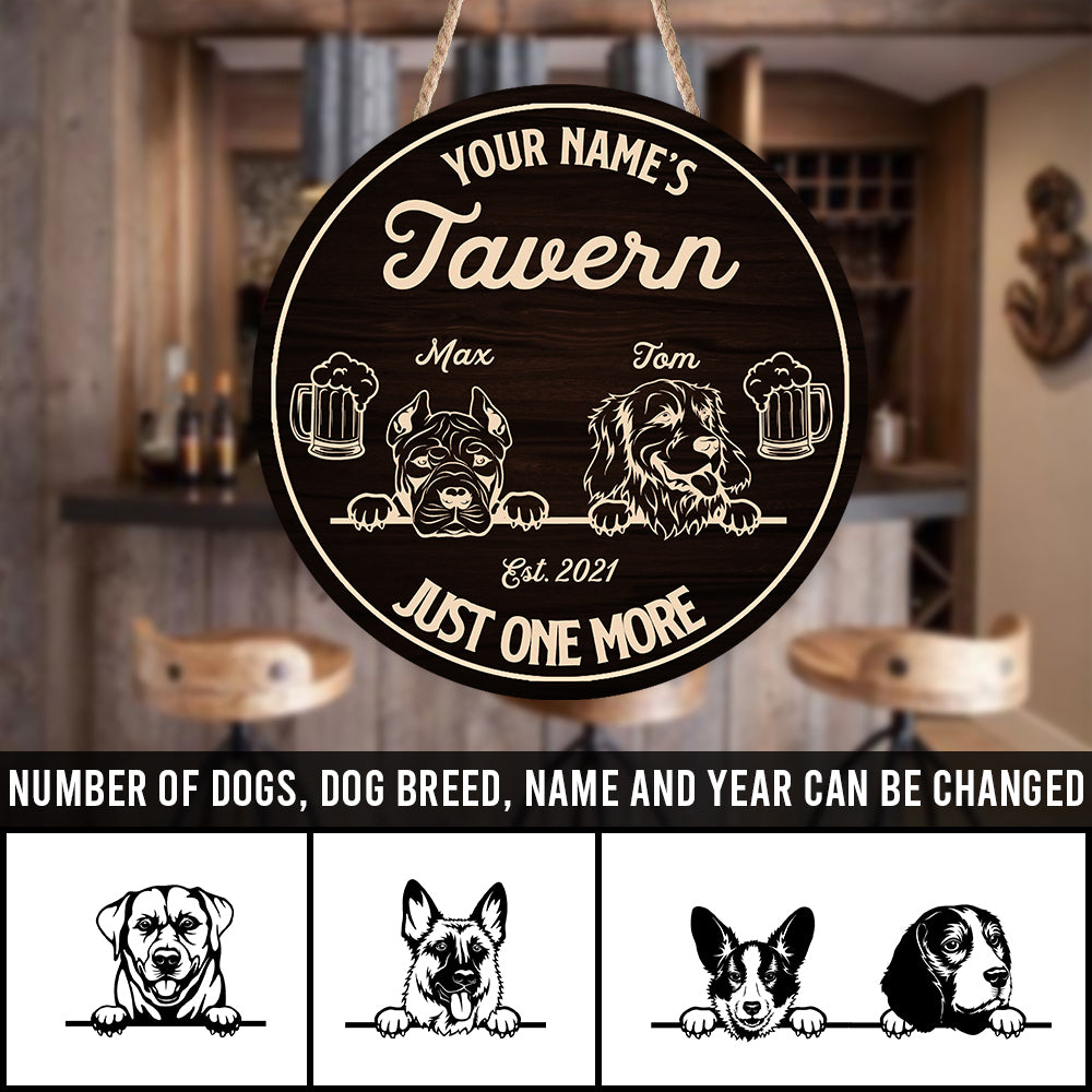 89Customized Tavern Dog Bar Customized Wood Sign