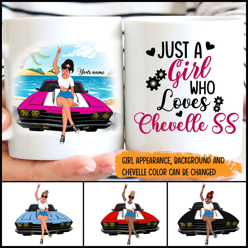 89Customized Just a girl who loves Chevelle Customized Mug