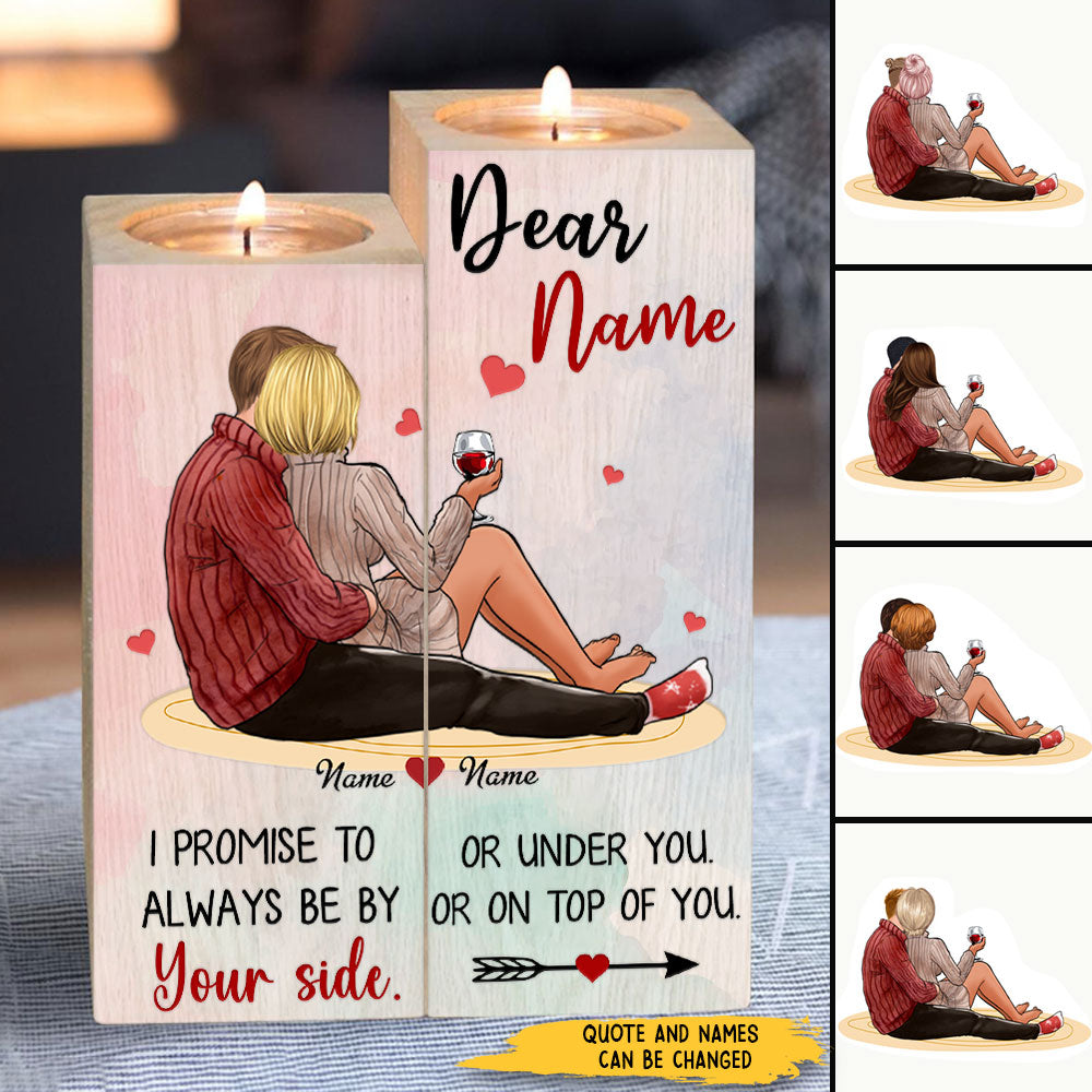 89Customized Best gift for couple Personalized Candle Holder
