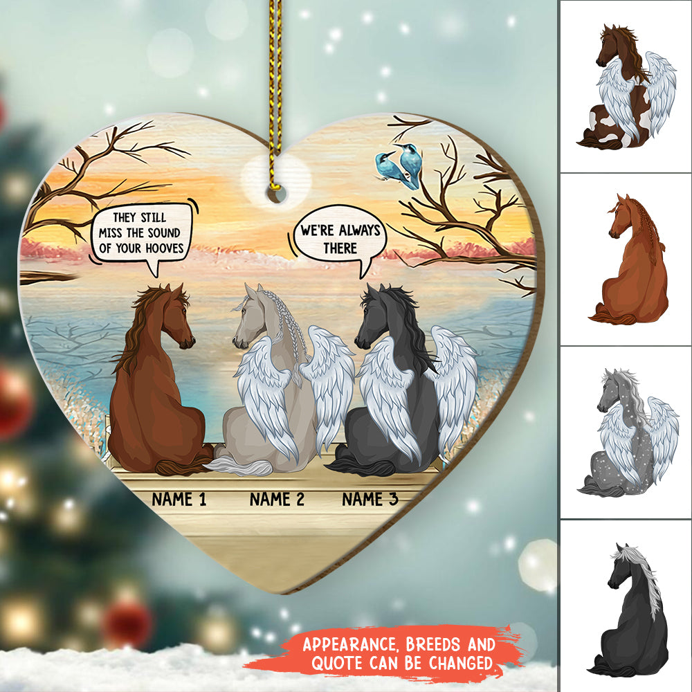 89Customized They Still Talk About You Horses Personalized One Sided Ornament