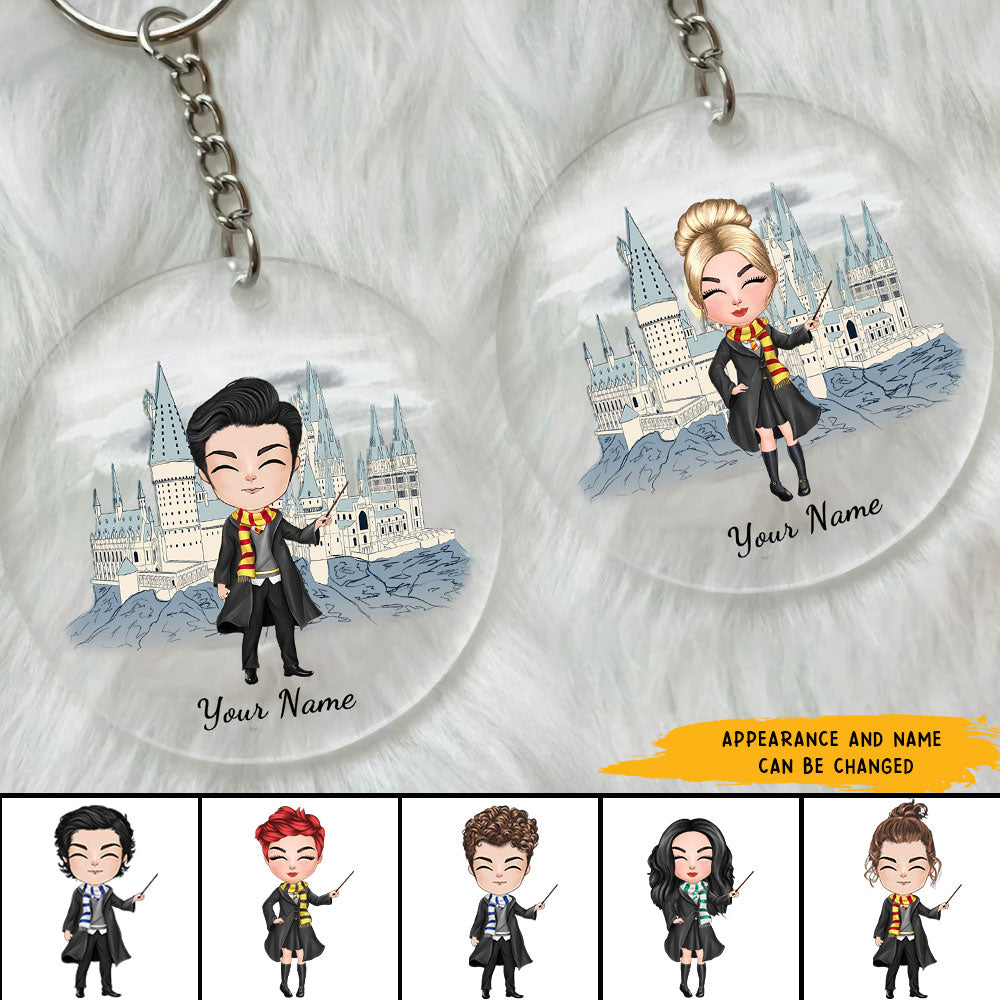 89Customized Wizard Personalized Key Chain